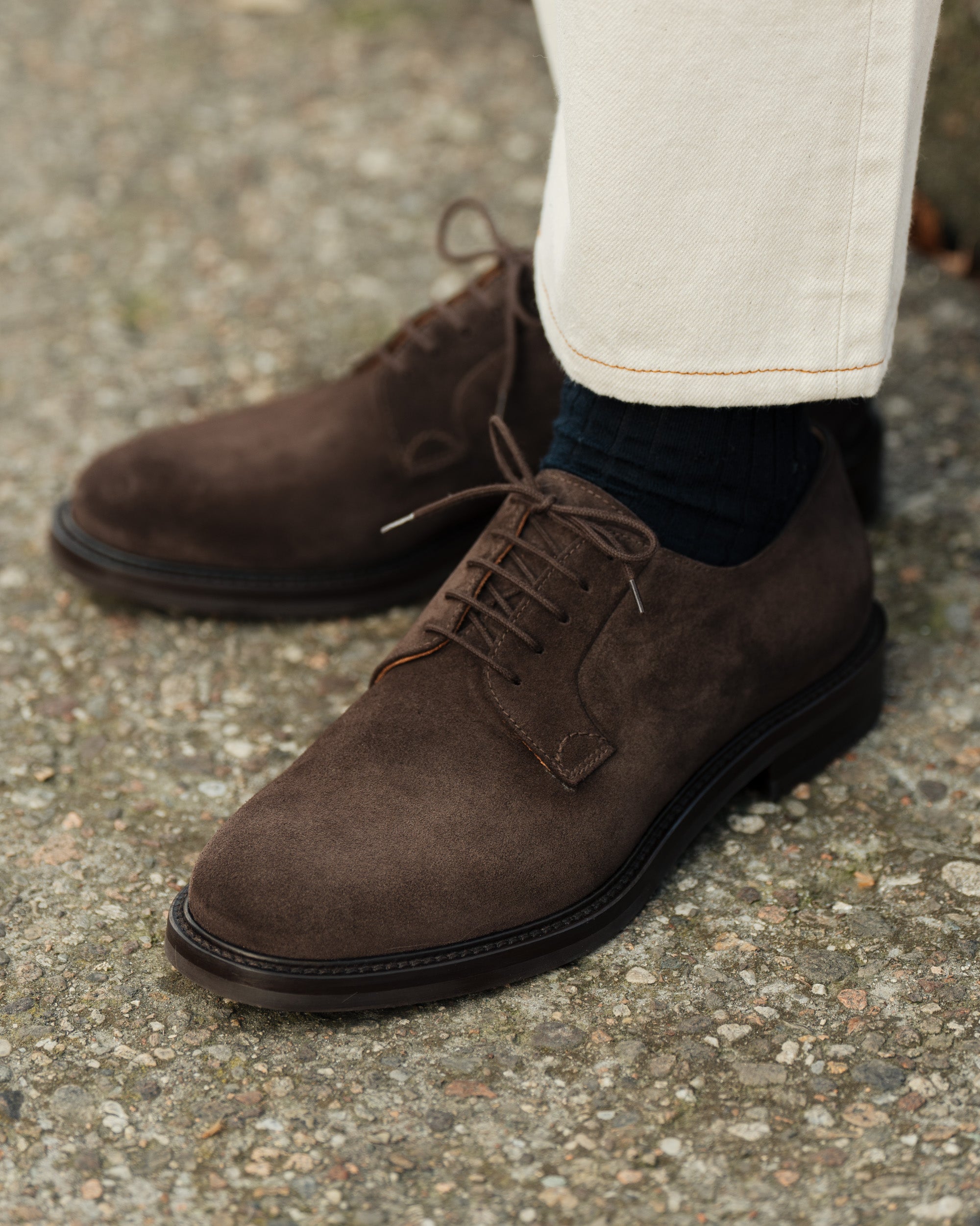 Suede derby shoes on sale