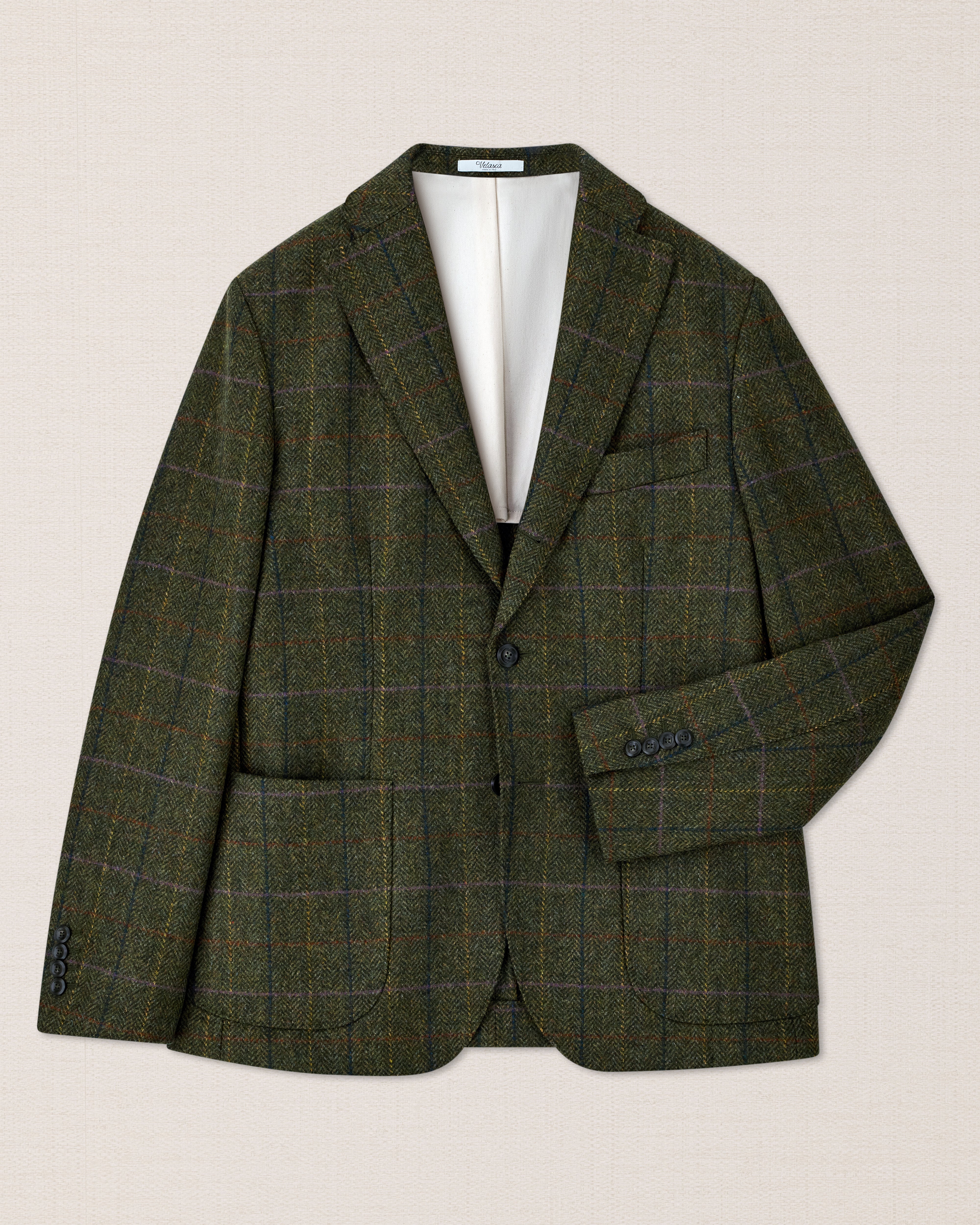 GREEN WALESのイタリア製のブレザー（M) !。 GREEN WALESのイタリア製 ブレザー（M) GREEN WALESのイタリア製の