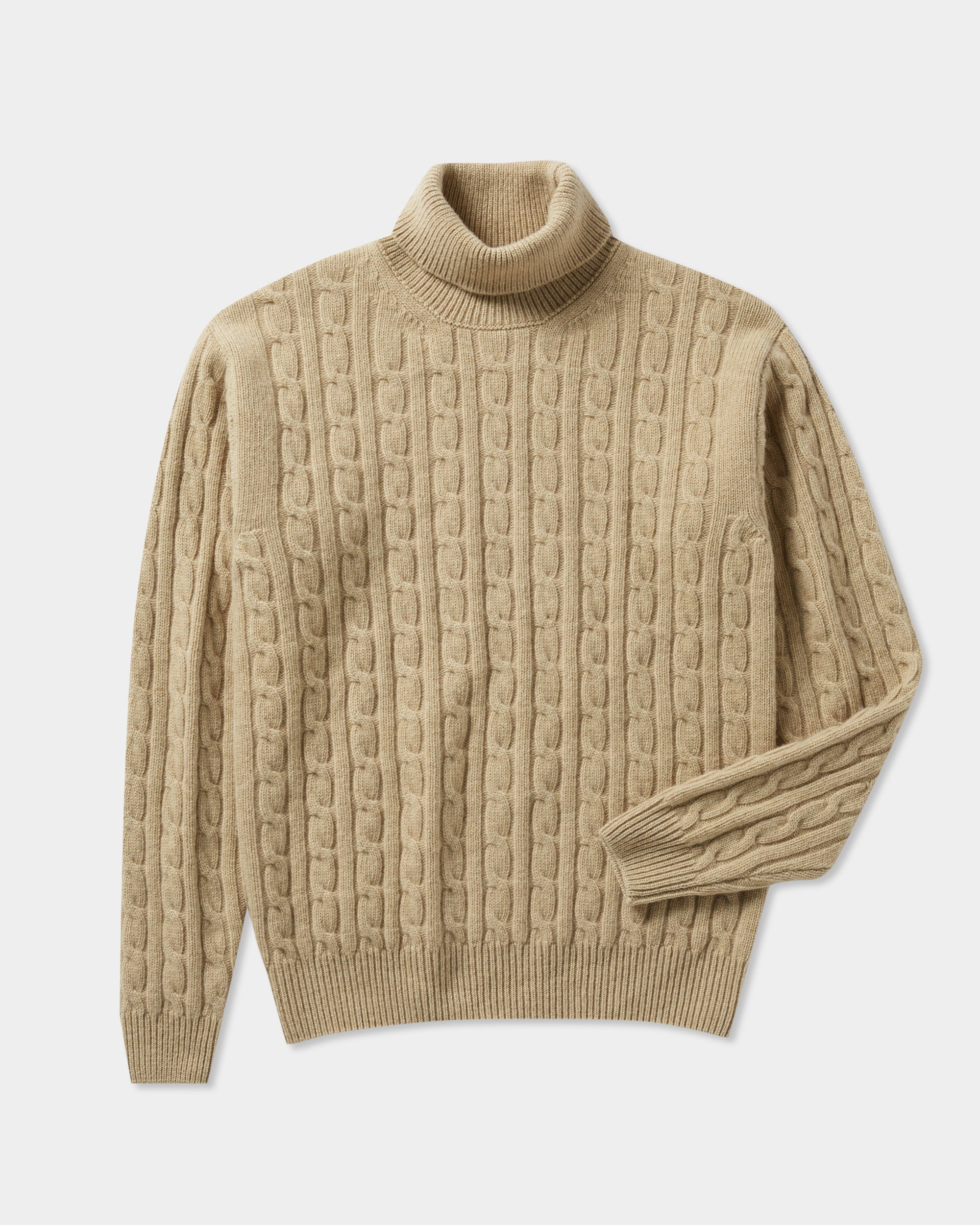 Beige hotsell mens turtleneck