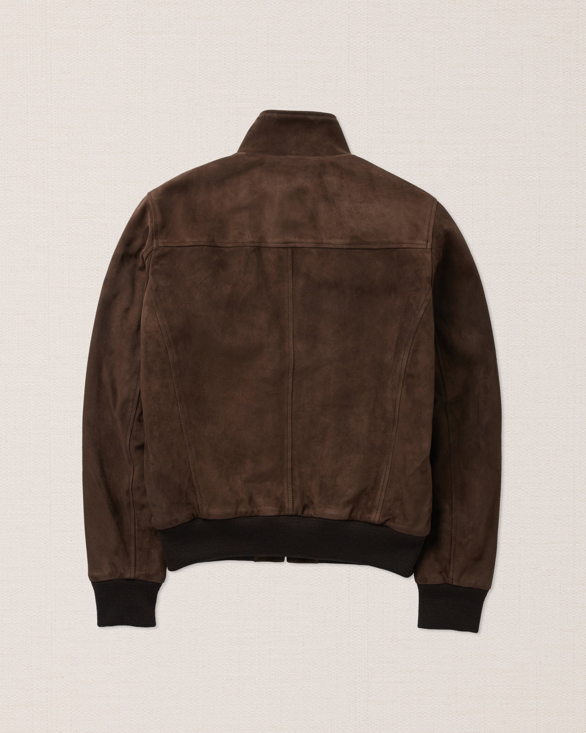 ジャケット・アウター Italy Suede Leather Bomber Jacket 50 Brown suede leather bomber jacket, Made in Italy | Velasca