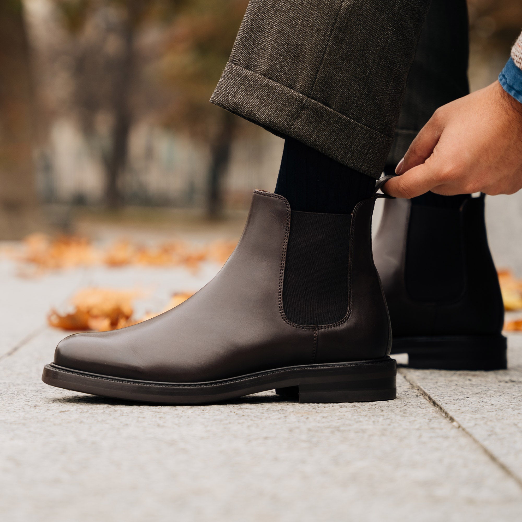 Made in Italy men s leather Chelsea Boots Velasca