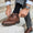 Our natural leather calf leather Artista ankle boots - Wear picture 3