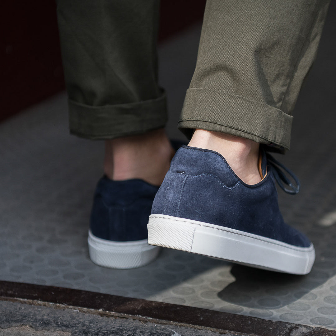 BLINDER New-LV-BUCKLE Canvas Shoes For Men - Buy Navy Color