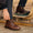 Our natural leather calf leather Umbrelèe desert boots - Wear picture 3