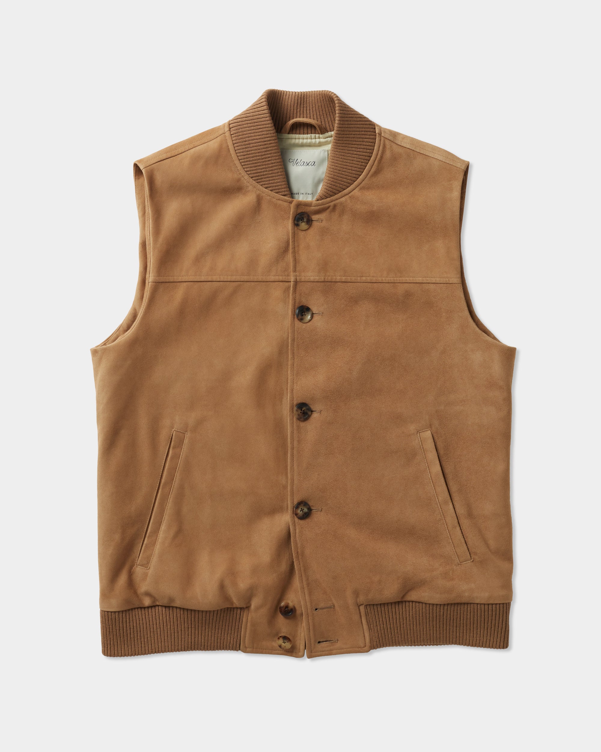 Suede on sale vest mens