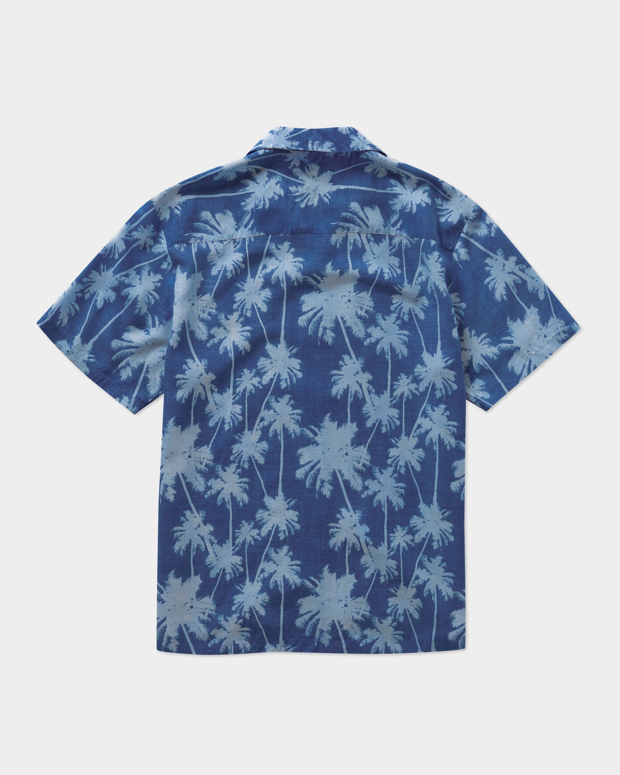 Blue hawaïan viscose shirt